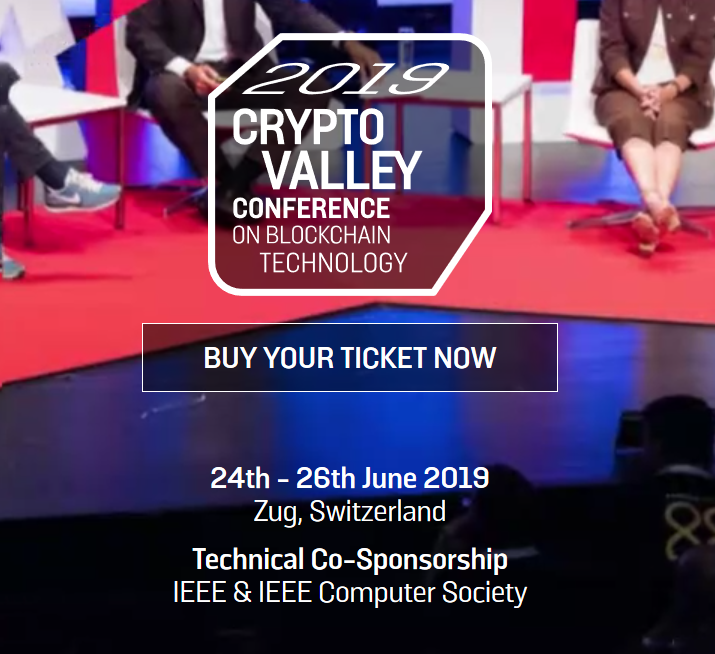 Crypto Valley Week from 21-26 June, Conference 24-26th